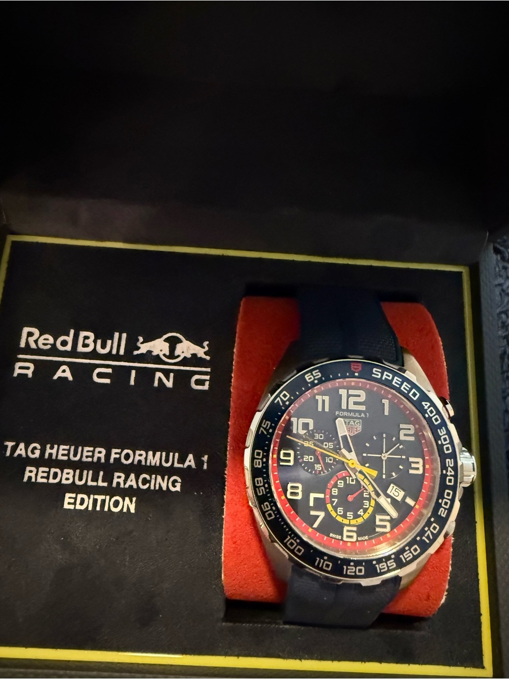 Tag Heuer Formula 1 Black, Red and Yellow Racing Watch